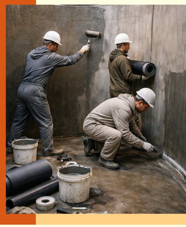 Гидроизоляция резервуара профессионально в Краснотурьинске