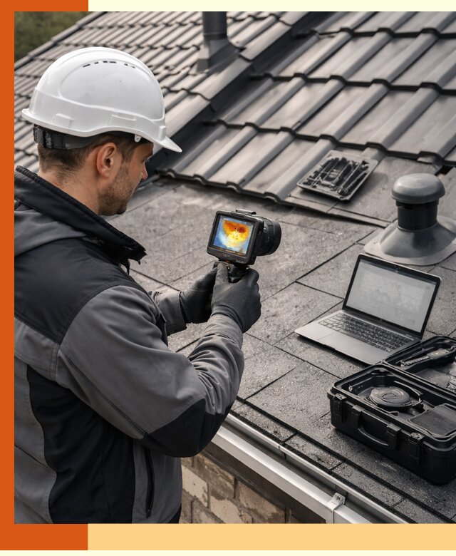 Тепловизионное обследование кровли в Краснотурьинске для выявления дефектов