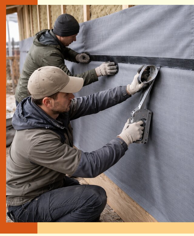 Монтаж ветроизоляции зданий и конструкций в Краснотурьинске