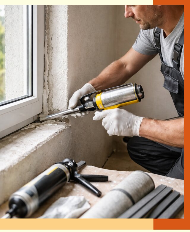 Герметизация стыков и примыканий в Краснотурьинске от 1276 руб. под ключ | ТепломастерКту