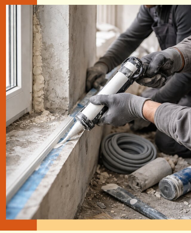 Герметизация стыков и примыканий зданий в Краснотурьинске