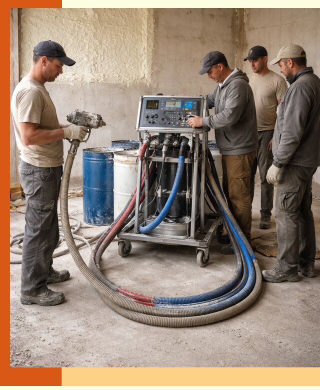 Аренда установки для напыления ППУ в Краснотурьинске на выгодных условиях